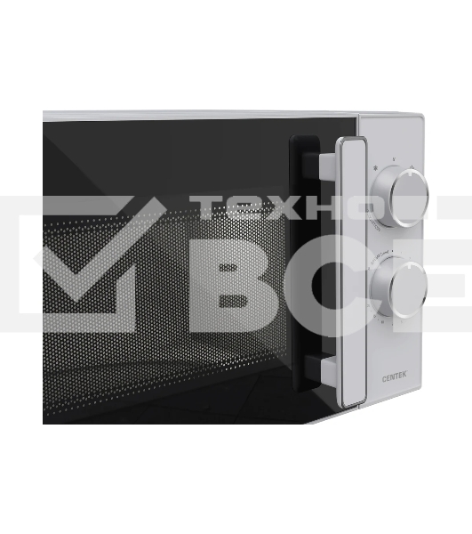 Микроволновая печь Centek CT-1560 белый, 20 л, 700 Вт, переключатели - поворотный механизм
