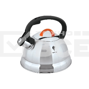 Чайник для плиты LEONORD Freundlich-3001QS из нержавеющей стали со свистком, 2,3л (в уп. 6 шт)