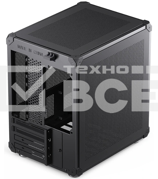 Компьютерный корпус JONSBO C6 Black MATX без БП, mini-ITX, micro-ATX, черный