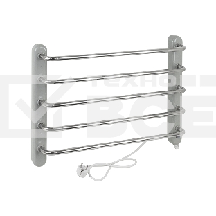 Полотенцесушитель электрический BRIMIX BK115 КЛАССИК-ЭКОНОМ 600х450 нерж