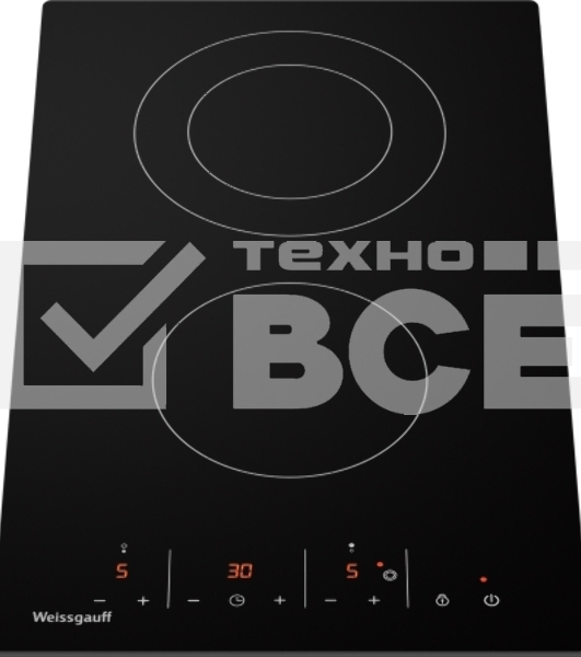 Индукционная варочная панель стеклокерамическая Weissgauff HV 312 BKS