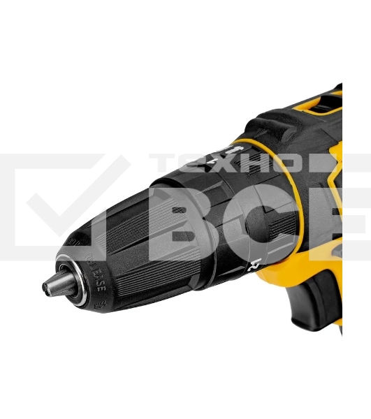 Дрель-шуруповерт Denzel CID-18-0, Аккумуляторная, 18В, Без АКБ и ЗУ, Ударная, Кейс