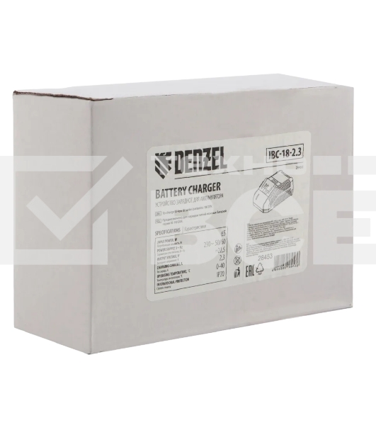 Устройство зарядное для аккумуляторов Denzel IBC-18-2.3, Li-Ion, 18 В, 2,3 А
