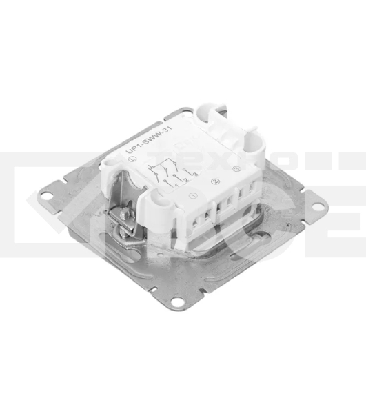 Механизм выключателя EKF UP1-SWA-31 Эпика трехклавишный, алюминий