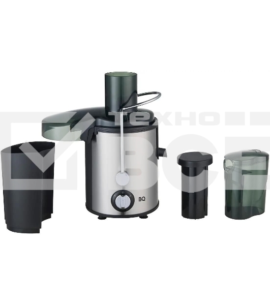 Соковыжималка BQ J1000 серый/черный, центробежная, 900 Вт, 800 мл, механическое