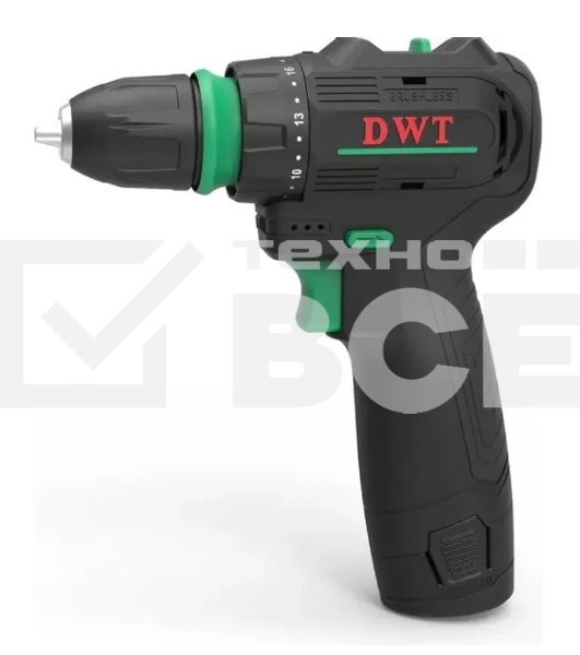 Дрель-шуруповерт DWT ABSP-12 NQ-2 BMC, 12 В, 2 Ач, 35 Нм, бесщеточный