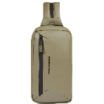 Рюкзак слинг Piquadro Corner 2.0 CA6466C2OW/VE3 хаки полиуретан, фото 1