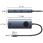 USB-концентратор Vention TQXHB, USB Type-C, USB/USB Type-C/HDMI, USB Type-C, фото3
