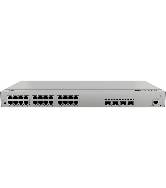 Коммутатор Huawei S220-24P4X, 24×1 Гбит/с PoE+ + 4×10 Гбит/с SFP+, управляемый