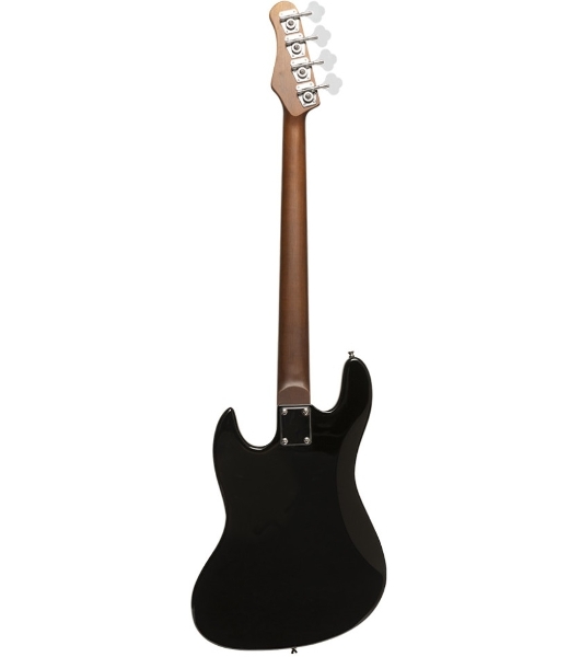 Бас-гитара STAGG SBJ-30 SNB 4-х струнная форма Jazz Bass, корпус павловния, гриф клен, накладка грифа палисандр, 20 ладов, мензура 867 мм, колки никелированные, бридж JB Classic, звукосниматели 2xJB, регуляторы 2x громкости, 1x тона, цвет Sunburst