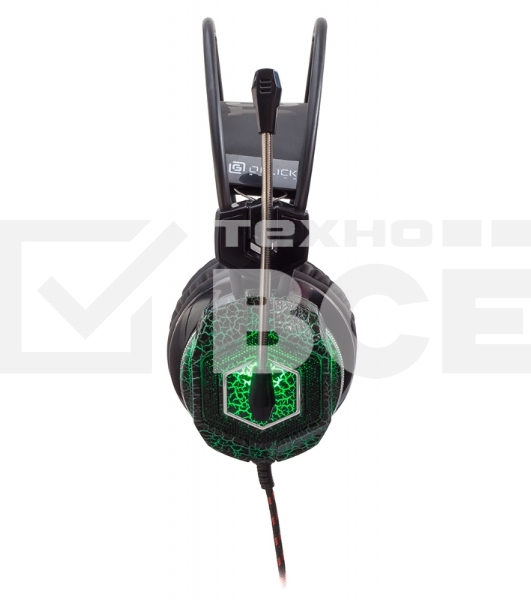 Наушники с микрофоном Oklick HS-L500G черный 2.2м мониторы оголовье