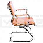 Кресло компьютерное Бюрократ CH-993-Low-V/Camel светло-коричневый, низкая спинка, искусственная кожа, фото3