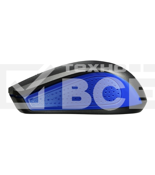 Мышь беспроводная Oklick 485MW черный/синий, 1200 dpi, радиоканал, USB, кнопки - 3