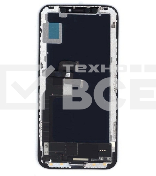Дисплей для Apple iPhone X в сборе с тачскрином (TFT), черный