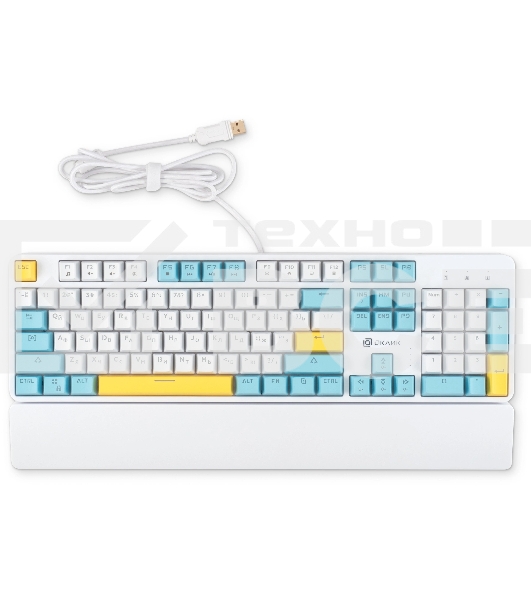 Клавиатура Oklick K951X (1901079) проводная, USB, белый