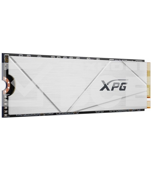 Накопитель SSD ADATA XPG GAMMIX S60, 512Gb, PCIe 4.0 x4, M.2 2280, NVMe, R/W 4700/1700, с радиатором