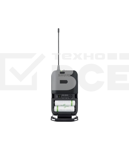 Микрофонная система SHURE BLX1288E/CVL-M17 беспроводная, двухканальная, с ручным передатчиком PG58 и петличным микрофоном CVL-B/C, частота UHF 662-686 МГц
