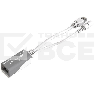 Инжектор PoE RBGPOE 10/100/1000BASE-T 48В(DC)