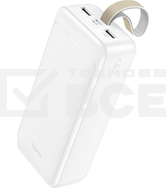 Портативный аккумулятор HOCO (6931474795793) J111B белый 30000mAh 2USB