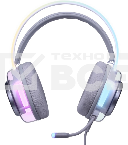 Игровая гарнитура Defender Glitch белый, RGb