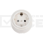 Розетка Bironi B1-101-01 с/з Лизетта Белый, фото3