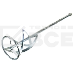 Насадка для миксера Сибртех, для тяжелых растворов,160 х 590 мм, оцинкованная,хвостовик резьба М14, фото4