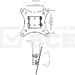 Кронштейн для телевизора Arm Media LCD-02 черный, 15'-32' макс 20 кг, настенный, наклон, фото5