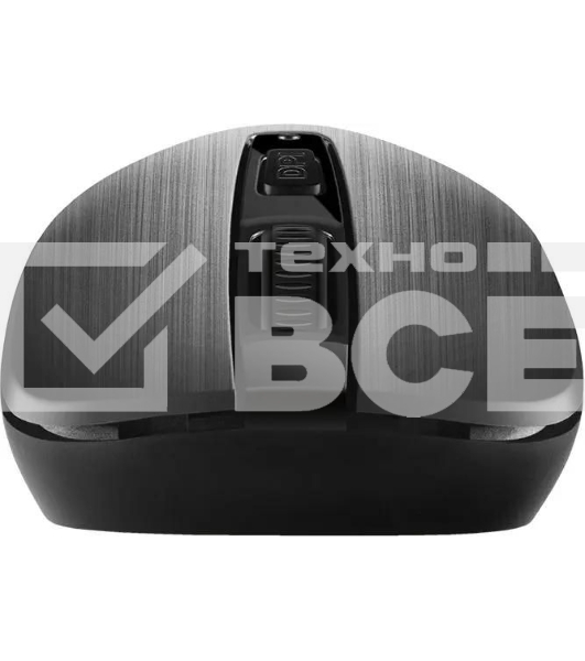 Мышь беспроводная SVEN RX-380W серый металлик, 1600 dpi, радиоканал, USB, кнопки - 4