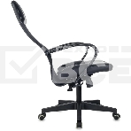 Кресло эргономичное Бюрократ CH-NOVA LUX черный сетка/ткань крестов. пластик, фото6