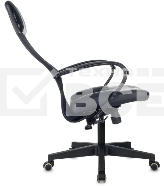 Кресло эргономичное Бюрократ CH-NOVA LUX черный сетка/ткань крестов. пластик