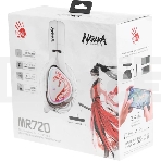 Гарнитура беспроводная с микрофоном A4Tech Bloody MR720 белый/красный мониторные BT/Radio оголовье (MR720 NARAKA), фото4