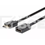 Кабель удлинительный HDMI-19M---HDMI-19F ver 2.0, 2m, TELECOM TCG235MF-2M, фото 1