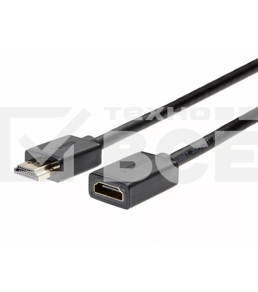 Кабель удлинительный HDMI-19M---HDMI-19F ver 2.0, 2m, TELECOM TCG235MF-2M