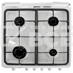 Комбинированная плита DE LUXE 5040.20гэ(кр) ШхГхВ 50x50x85,4 газовые горелки, электодуховка с терморегулятором, белая, фото2