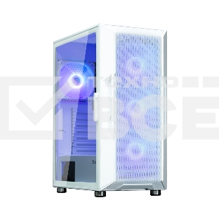 Компьютерный корпус ZALMAN I3 NEO ARGB WHITE, ATX, WHITE, FRONT MESH, WINDOW, 2x3.5