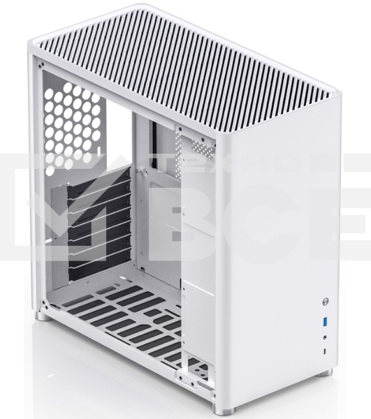 Корпус JONSBO D40 White без БП, боковая панель из закаленного стекла, mini-ITX, micro-ATX, ATX, белый