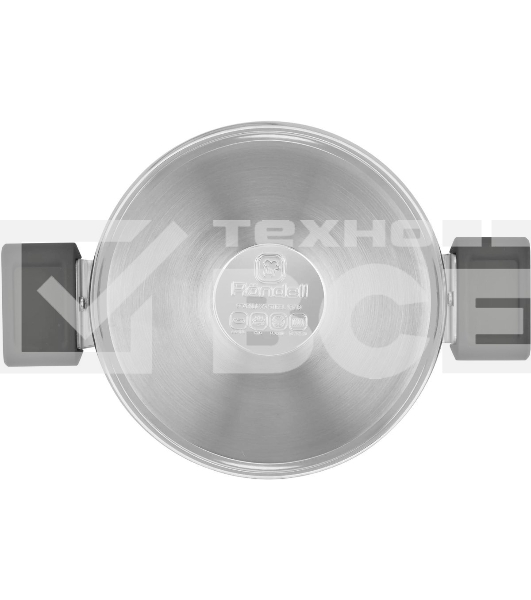 Кастрюля Rondell Quadro RDS-1596, 3.1л, 20 см, с крышкой, стальной