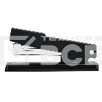 Степлер Deli E0423 Essential 26/6 23/6 (25листов) встроенный антистеплер черный 100скоб металл, фото2