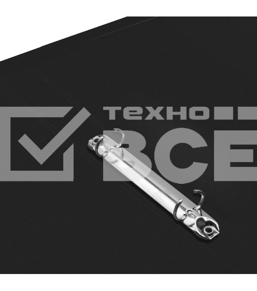 Папка на 2-х кольцах Бюрократ DeLuxe DL0740/2RED A4 пластик 0.7мм кор.32мм красный