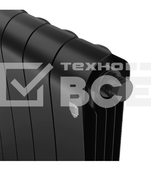 Радиатор биметаллический Royal Thermo Infinity 500 Noir Sable VR80 - 4 секц.