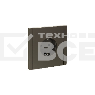 Розетка СП FORTE&PIANO FP315 16А с заземл. защ. шторки винт. крепл. сер. IEK FP-R14-16-K03