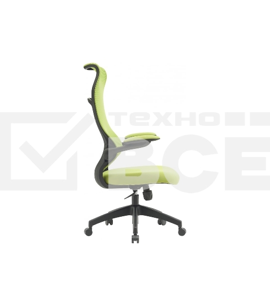 Кресло компьютерное Cactus CS-MC505-GN салатовый, сиденье салатовый, сетка/ткань, крестов. пластик, пластик черный