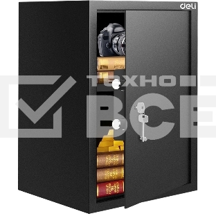 Сейф Deli Srock ET564 500x350x310мм ключевой