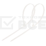 Хомут кабельный Rexant 3.6х250 нейл. белый (уп. 100 шт), фото 1