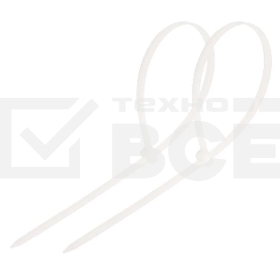 Хомут кабельный Rexant 3.6х250 нейл. белый (уп. 100 шт)