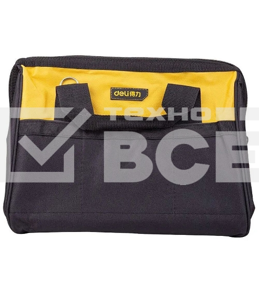 Сумка-саквояж для инструментов Deli DL-P2 350 x 280 x 290мм, 14 карманов, плечевой ремень, ткань Оксфорд 600D