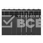 Радиатор биметаллический Royal Thermo BILINER B 350 черный - 8 секц., фото2