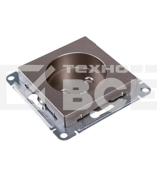 Механизм розетки 1-м СП AtlasDesign без заземл. 16А шампань SchE ATN000541