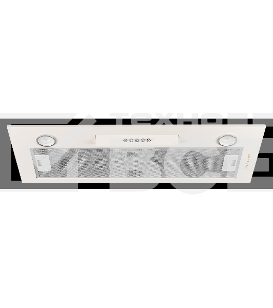 Вытяжка встраиваемая Kuppersberg Inlinea 70 CX кремовый/нержавеющая сталь, 70 см, 1300 куб. м/ч, 41 дБ