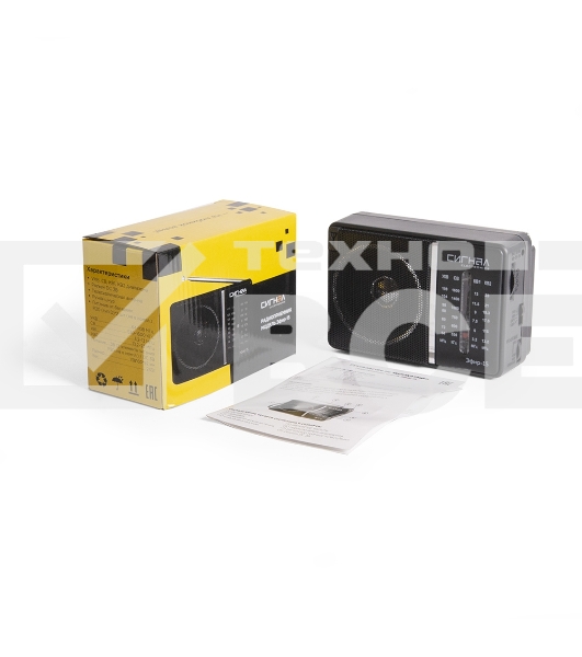 Радиоприемник ЭФИР 15 УКВ 64-108МГц, СВ 530-1600КГц, КВ1,КВ2 бат. 2*R20(D)